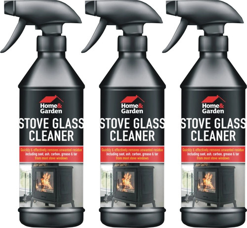 Stove glass cleaner spray - x,
