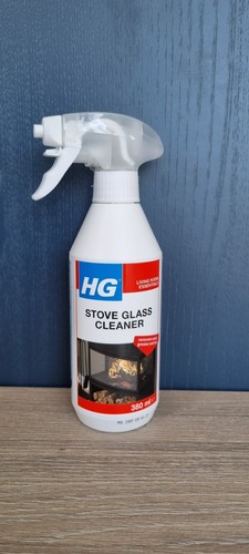 Stove glass cleaner spray - cleaner,