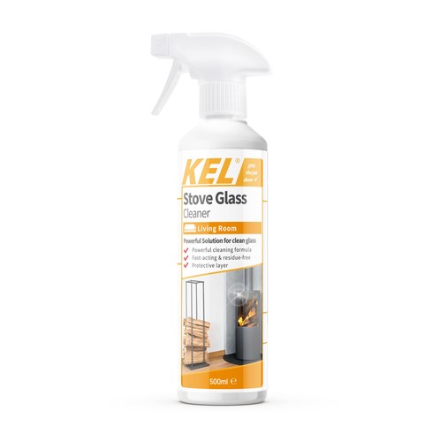 Stove glass cleaner spray - stove,