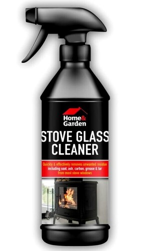 Stove glass cleaner - stove, spray