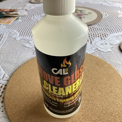 Cal fire stove glass - cleaner, &