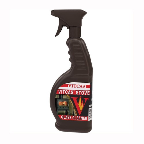 Stove fire glass cleaner - glass,