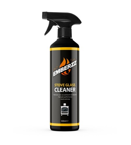 Emberzz stove glass - -, cleaner
