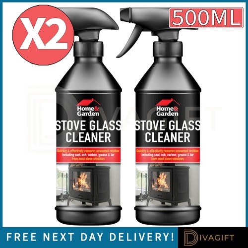 Stove glass cleaner spray - x,