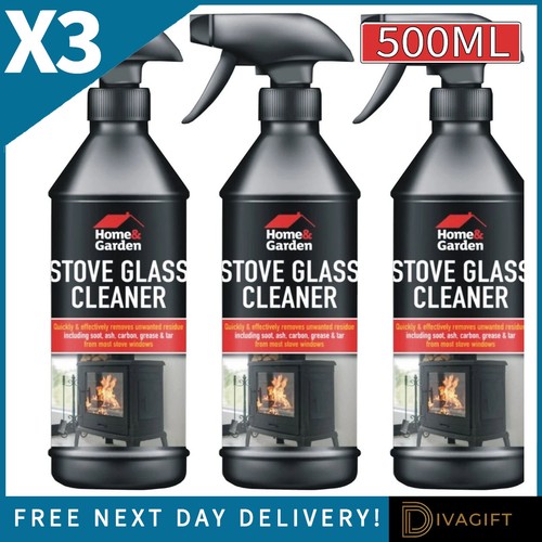 Stove glass cleaner spray - x,