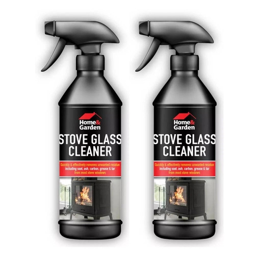 Stove glass cleaner spray - stove,