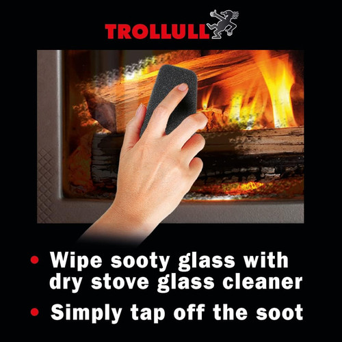 Stove glass cleaner - stove,